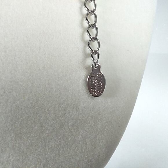 Faux Turquoise Silver Tone Bijoux Terner Necklace 17 1/2" - Picture 6 of 6